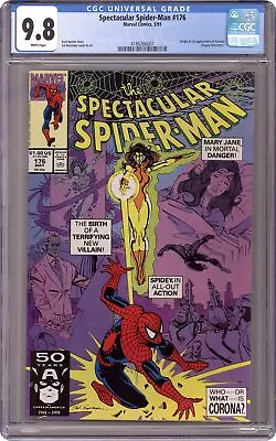 Buy Spectacular Spider-Man Peter Parker #176 CGC 9.8 1991 4186266007 • 91.94£