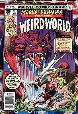 Buy Marvel Premiere #38 1st Weird World (Marvel 1977) Newsstand • 8£