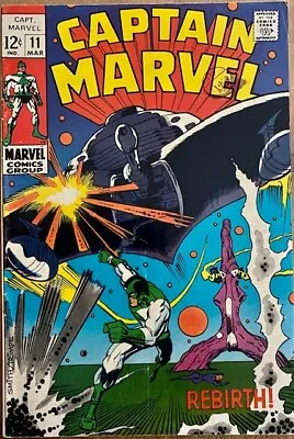 Buy Captain Marvel #11  (1969) • 20£