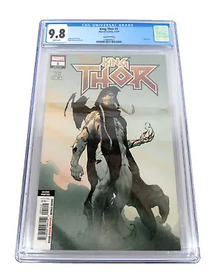 Buy King Thor #1 2nd Print Comic Book CGC Graded 9.8 Ribic Gorr 1st Cover Marvel • 80£