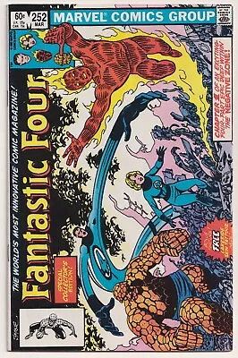 Buy Fantastic Four 252 VF+ 8.5 Marvel 1983 John Byrne Sideways Layout Inc Tattooz • 23.83£