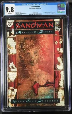 Buy Sandman #4 Cgc 9.8 1st Lucifer Morningstar Etrigan The Demon White Pages • 185.78£