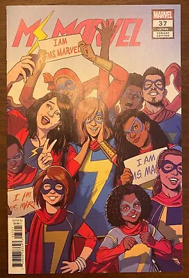 Buy MS. MARVEL #37 McKelvie Kamala Khan Groupie Variant 2019 VF/NM Marvel Comics MCU • 6.30£