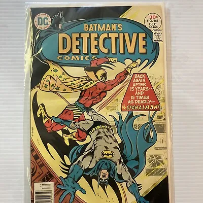 Buy Detective Comics #466 *1st Modern App. Of Signalman Combined Shipping • 11.40£