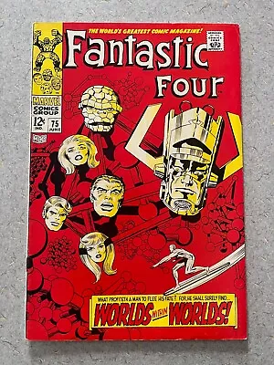 Buy Fantastic Four #75 - High Grade (VF/NM) - Classic Jack Kirby Cover Art • 67.20£