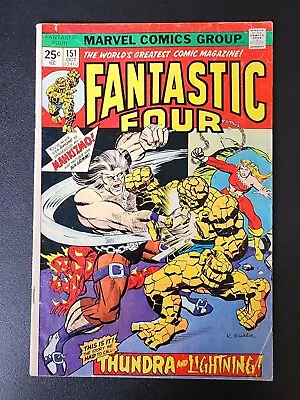 Buy Marvel Comics Fantastic Four #151 October 1974 Richard F Buckler Cover • 3.95£