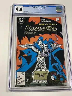 Buy Detective Comics 577 Cgc 9.8 Wp Dc Comics 1987 Todd McFarlane Cover Art • 119.92£