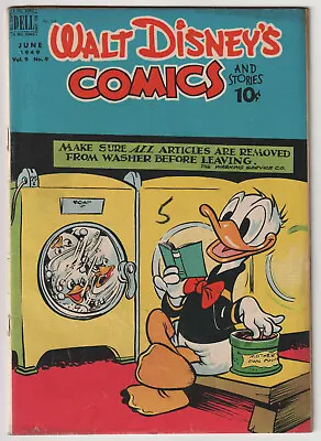Buy M3194: Walt Disney's Comics And Stories #105, Vol 1, F+/VF Condition • 79.44£