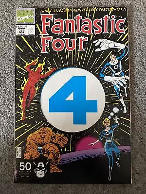 Buy FANTASTIC FOUR # 358 30th Anniversary Spectacular Cut-Out Cover Nov 1991 • 5.95£