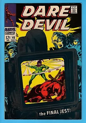 Buy DAREDEVIL # 46 VFN+ (8.5) Vs. The JESTER - HIGH GRADE US CENTS MARVEL - 1968 • 26£