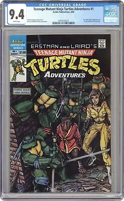 Buy Teenage Mutant Ninja Turtles Adventures #1 Direct CGC 9.4 1988 4391042023 • 154.17£