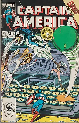 Buy Marvel Comics Captain America #314 (1986) 1st Print F+ • 2.95£