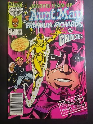 Buy Marvel Team-Up #137  Newsstand Marvel 1984 Galactus & Aunt May • 6.32£