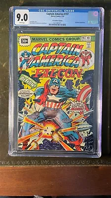 Buy Marvel Comics 1976 Captain America And The Falcon 193 CGC 9.4 NM+ • 143.76£