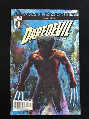Buy Daredevil #54 Marvel 2004 Origin Story Of Echo Hawkeye Kingpin Wolverine VF+ • 8£