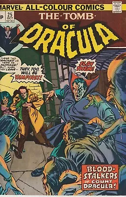 Buy Marvel Comics The Tomb Of Dracula #25 (1974) 1st Vf • 29.95£