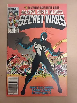Buy Marvel Comics Secret Wars #8 Newstand Key 1st Black Costume Spider-man 1984 Vg+ • 245£
