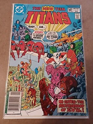 Buy New Teen Titans #15 Comic Doom Patrol Newsstand Edition George Perez Art - Pic • 7.49£