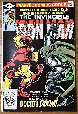 Buy 1981 MARVEL Comics IRON MAN #150 Iconic IRON MAN Vs. Dr. DOOM Romita Cover • 31.62£