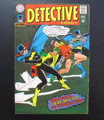 Buy DC National Comics Comic Book Detective Comics No. 369 Batman Robin Batgirl 1967 • 130.45£