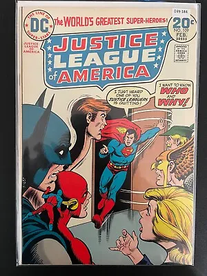 Buy Justice League Of America Vol.1 #109 1974 High Grade 7.0 DC Comic Book D39-184 • 17.39£