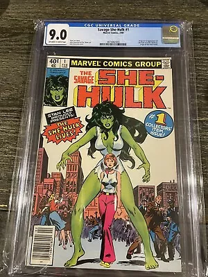 Buy Savage She-Hulk #1 Newsstand CGC 9.0 1st She-Hulk! TV Show Disney+ • 119.25£