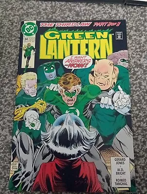 Buy Green Lantern #34 Vol 3 Dc Comics December 1992 • 1.75£