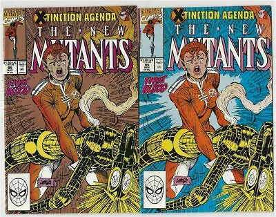Buy 1990 Marvel - New Mutants # 95 Both 1st & 2nd Prints - Nice Condition • 3.38£