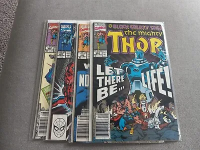 Buy Lot Of 4 Mighty Thor #424 422 421 420 1st Appearance Of Blue Celestial Newsstand • 7.88£