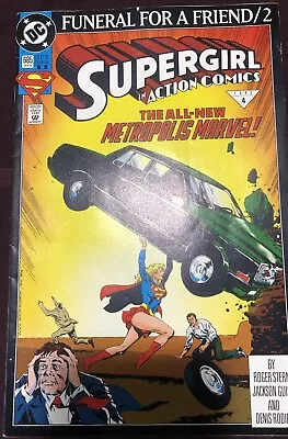 Buy Supergirl Funeral For A Friend/2 #685 DC Jan 93 Comic W/ Villain Comic Included • 15.98£