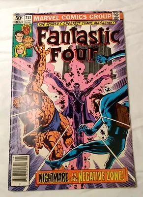 Buy FANTASTIC FOUR #231 JUNE 1981-NIGHTMARE IN THE NEGATIVE ZONE! Marvel Comic • 9.59£