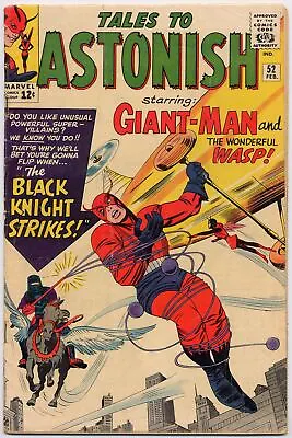 Buy Tales To Astonish 52 VG/FN 1964 Marvel Comics 1st App Black Knight Jack Kirby • 79.43£
