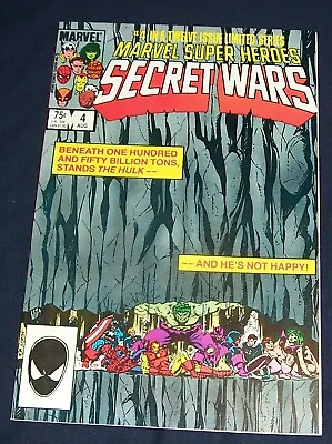 Buy 9.0 VFNM Marvel Super Heroes SECRET WARS # 4 Bob Layton, Zeck, Disney+ NEW 1983  • 19.01£