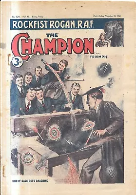 Buy Vintage Champion & Triumph Boys Comic Vol 48 No 1241 Nov 10th 1945 • 1.50£