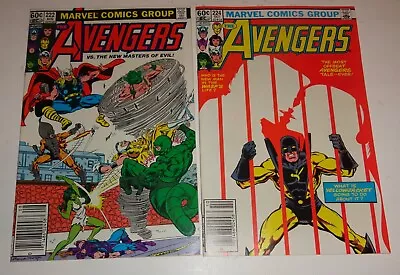 Buy Avengers #222,224 High Grade Nm 9.4/9.6  1982 • 19.95£