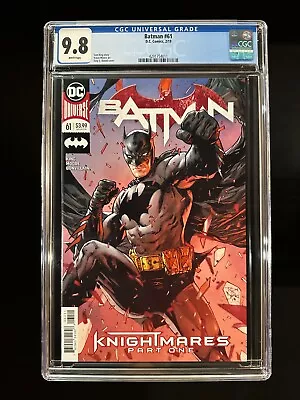 Buy Batman #61 CGC 9.8 (2019) - Knightmares, Part 1 - Tony S. Daniel Cover • 47.43£