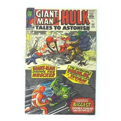 Buy Tales To Astonish (1959 Series) #63 In Fine + Condition. Marvel Comics [t| • 187.40£