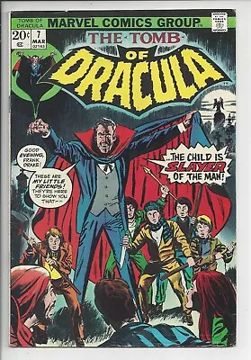 Buy Tomb Of Dracula #7 F (6.0) 1973 John Buscema Scary Cover • 16.06£