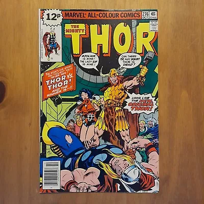 Buy Thor #276 1978 - Marvel  VFINE- 7.5 1st Thor (Roger Red Norvell) • 7.50£