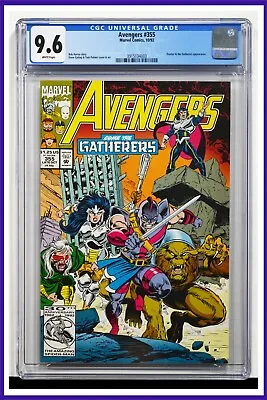 Buy Avengers #355 CGC Graded 9.6 Marvel October 1992 White Pages Comic Book. • 71.96£