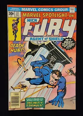 Buy Marvel Spotlight 31 Comic Book Nick Fury Agent Of Shield FN+ (6.5) • 5.93£