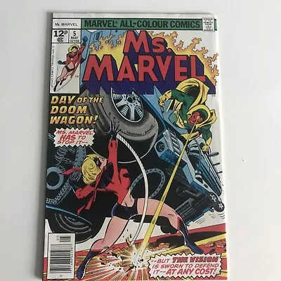 Buy Ms Marvel #5 (1977) Featuring Vision UK Price Variant • 5£