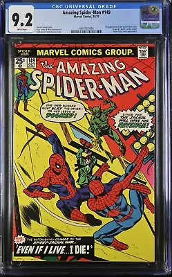 Buy Amazing Spider-Man #149 CGC 9.2 WP, 1st App. Spider-Man Clone, 1975, Gwen Clone • 209.11£