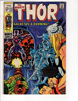 Buy The Mighty Thor #162 (1969) ( THIS BOOK HAS MINOR RESTORATION SEE DESCRIPTION) • 27.67£
