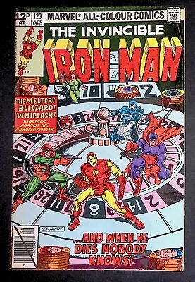 Buy Iron Man #123 Bronze Age Marvel Comics F • 4.99£