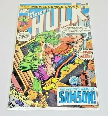 Buy  Marvel Comics Group The Incredible Hulk 193 • 15.08£