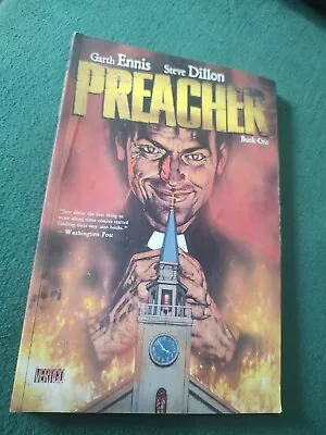 Buy Preacher Book 1 Comic Book Graphic Novel- Garth Ennis- Good Condition • 0.99£