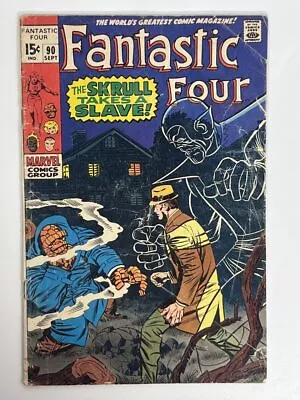 Buy Fantastic Four #90 (1969) In 3.5 Very Good- • 10.27£