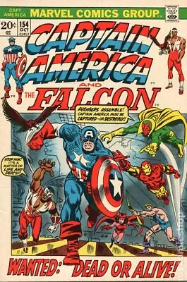 Buy Captain America #154 VG+ 4.5 1972 Stock Image • 12.06£