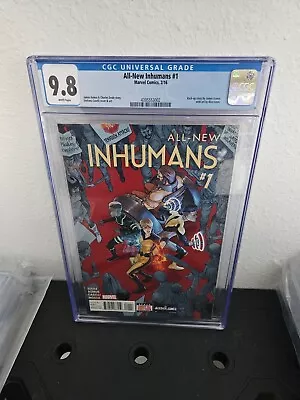 Buy All-New Inhumans #1 Black Bolt Caselli Cover (Marvel Comics, 2/16) CGC Grade 9.8 • 110.68£